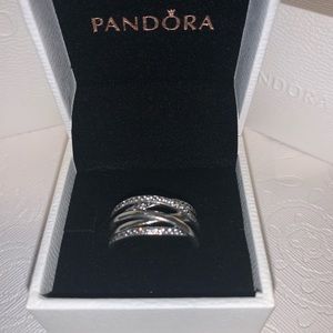 Pandora Entwined Ring Size 9 ( 60)